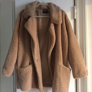 Oversized Teddy Coat